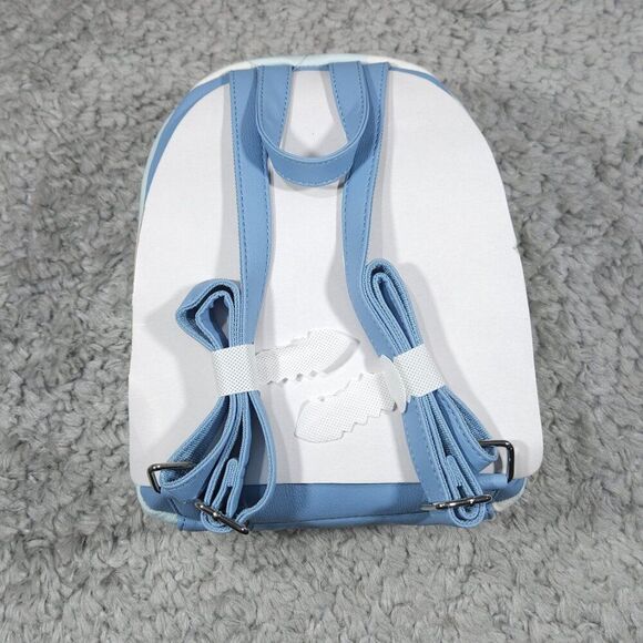 READ Bioworld X Nintendo Kirby Cloud Mini Backpack Blue Pink - Picture 2 of 9